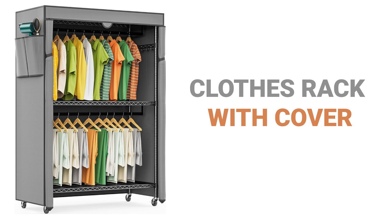 LEHOM G1C Heavy Duty Clothes Rack with Cover Buying Guide