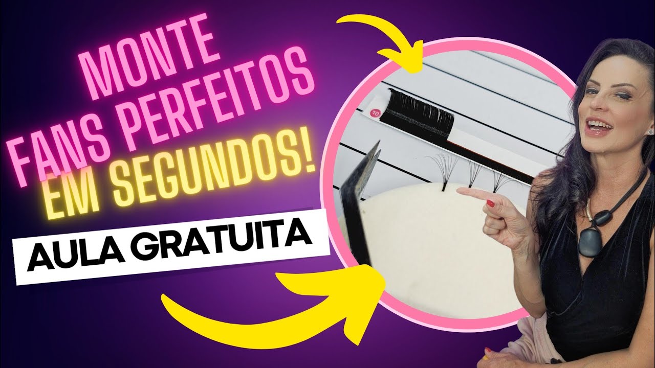 Aula Gratuita 🤓📏 - Como montar FANS PERFEITOS (em apenas alguns segundos!) com o fio Easy Fan!