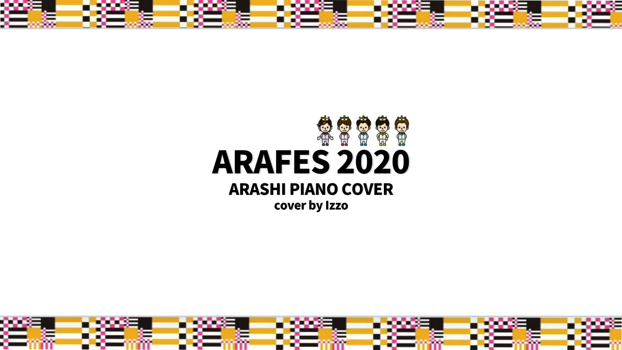 Arashi Piano cover 아라시 피아노 커버 ARAFES 2020 at NATIONAL STADIUM 嵐 ピアノ
