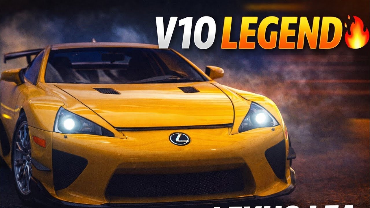 Rare Lexus LFA | Pure V10 Emotion 💛 Cinematic | Asphalt Legend 
