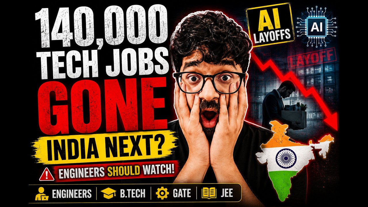 140,000 Tech Jobs GONE&hellip; Is India Next? | AI Layoffs Explained for Engineers