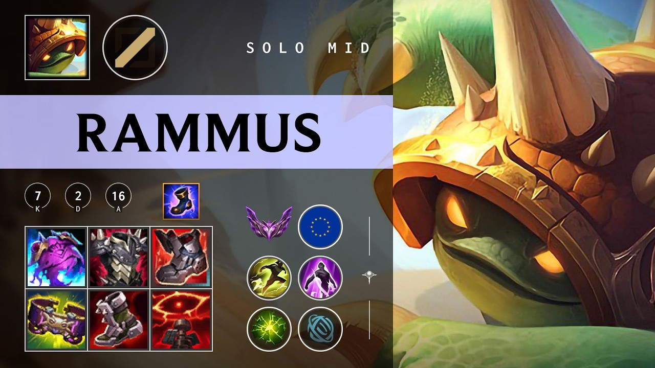 Rammus Mid vs Sylas - EUW Master Patch 26.03