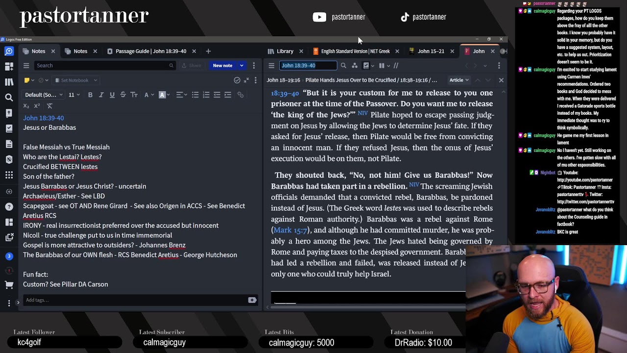 Special Sermon Prep: Pastor Tanner Study Bundle - Medium