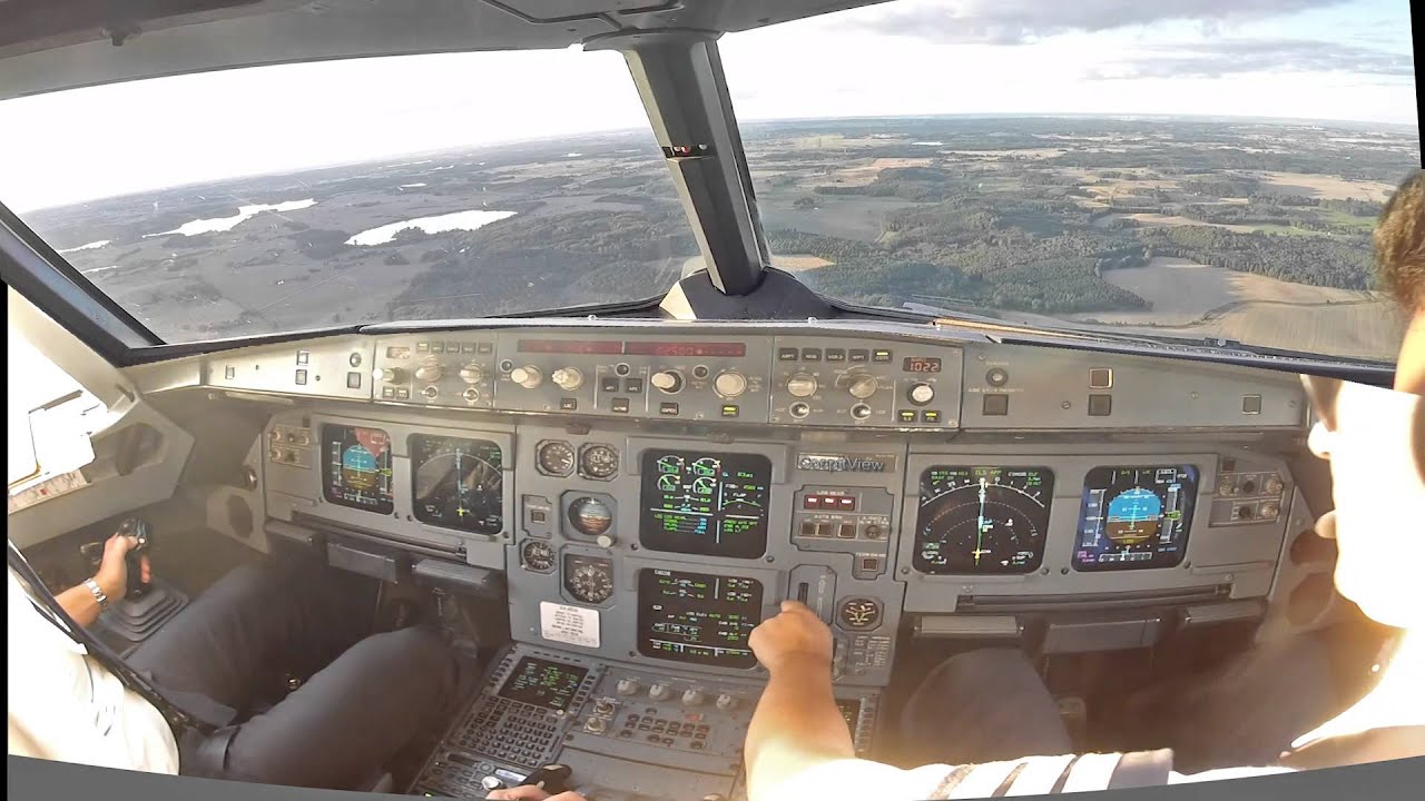 Malmo ESMS Cockpit view (improved) landing rwy 35