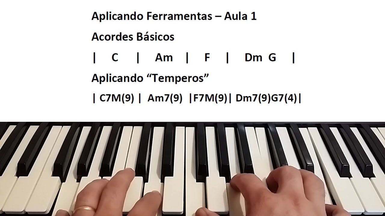 AULA DE TECLADO - Aplicando 