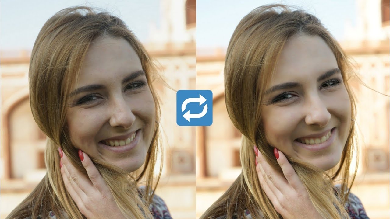 Skin smoothing in snapseed app | Editing