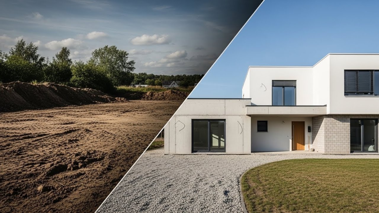 From Empty Lot to Finished House | Full Construction Time-Lapse