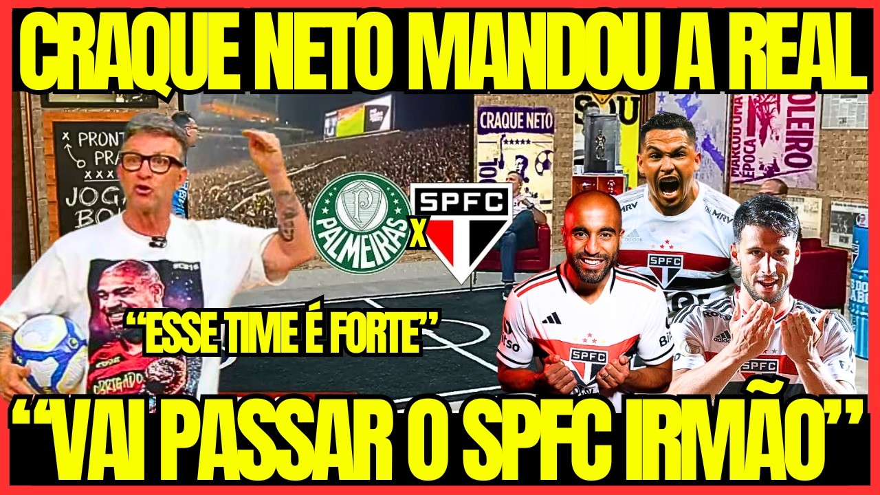 🚨OLHA O QUE O NETO DISSE DE SÃO PAULO X PALMEIRAS ! ULTIMAS NOTÍCIAS DO SÃO PAULO FC