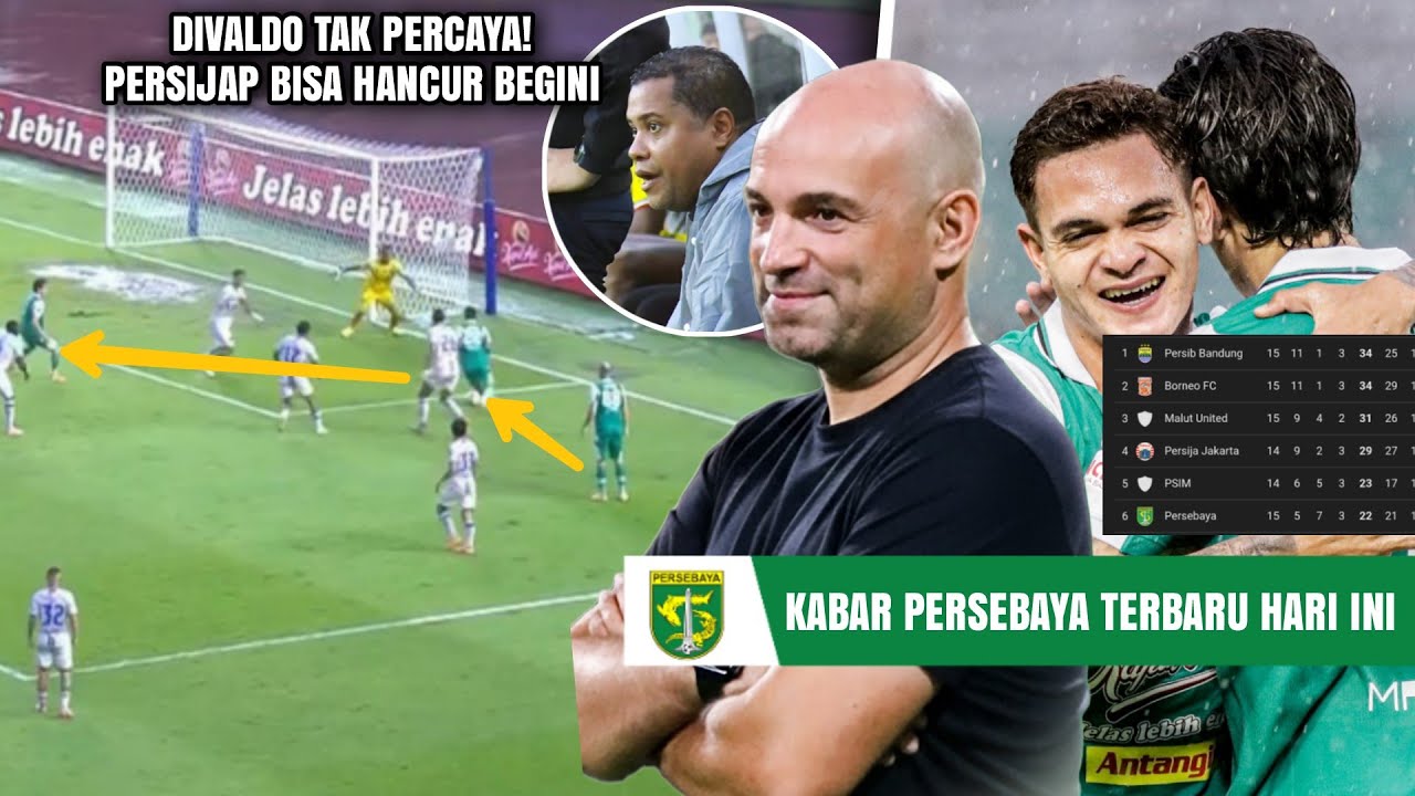 Wani Ngeyel 🔥 Iki Lho Persebaya! Divaldo Alves Tak Percaya Timnya Bisa Hancur Begini