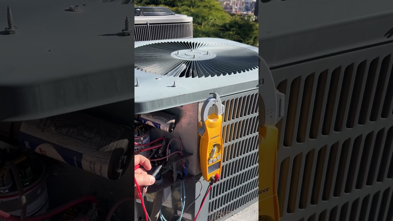 Наружный конденсаторный блок не включается. #nighthawkhvac #hvac #hvachacks #hvaclife#ac#goodman#...