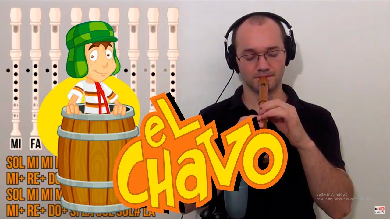 El Chavo del 8 para Flauta Dulce -Tutorial con notas - Marcha Turca de Beethoven