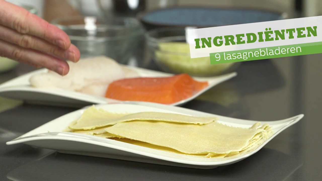 TURBO...The Philips Chef 1 - Lasagne met zalm en kabeljauw uit de Airfryer