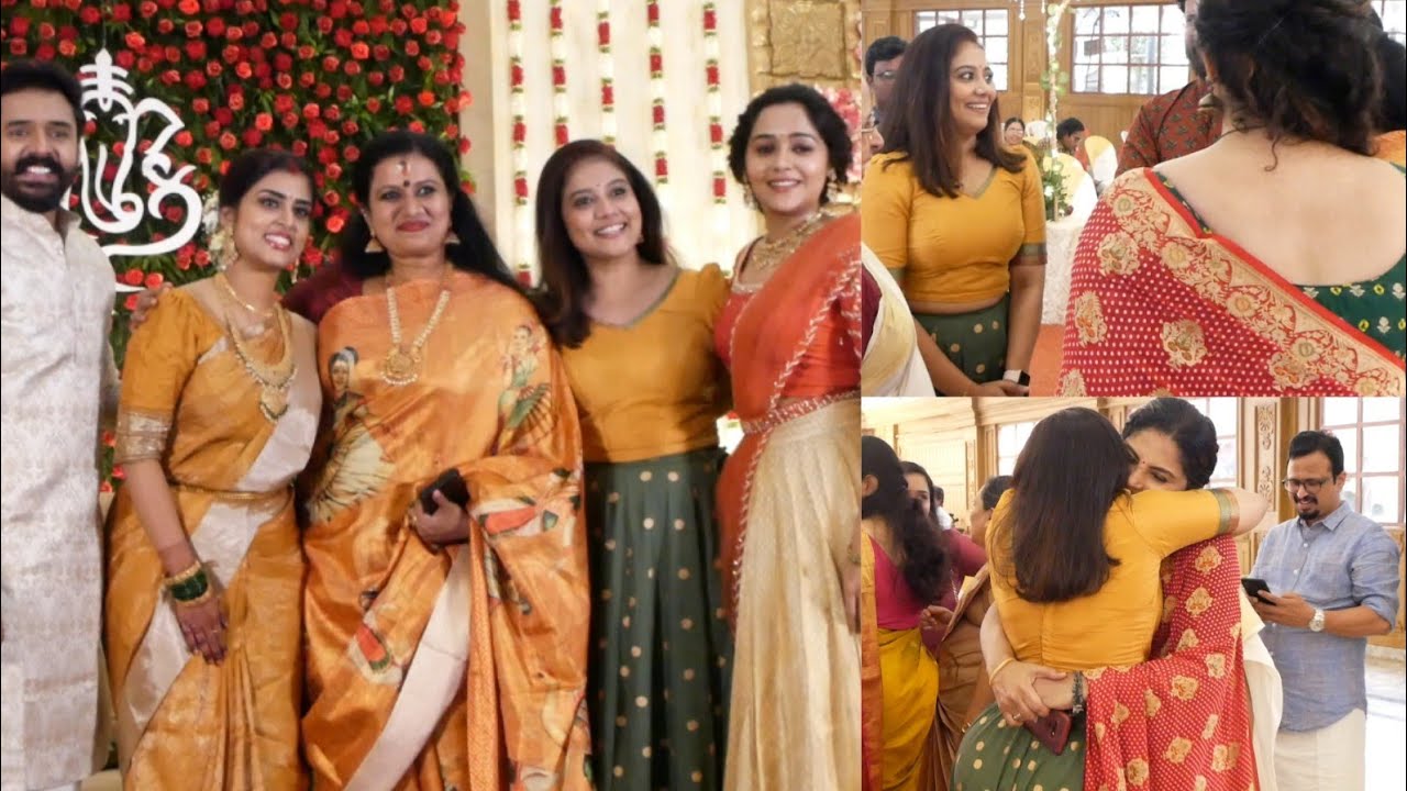 40ആം വയസ്സിലും സുന്ദരിയായി പട്ടുപാവാട അണിഞ്ഞു രചന| Rachana Narayanankutty@ Ananya's Brother Wedding