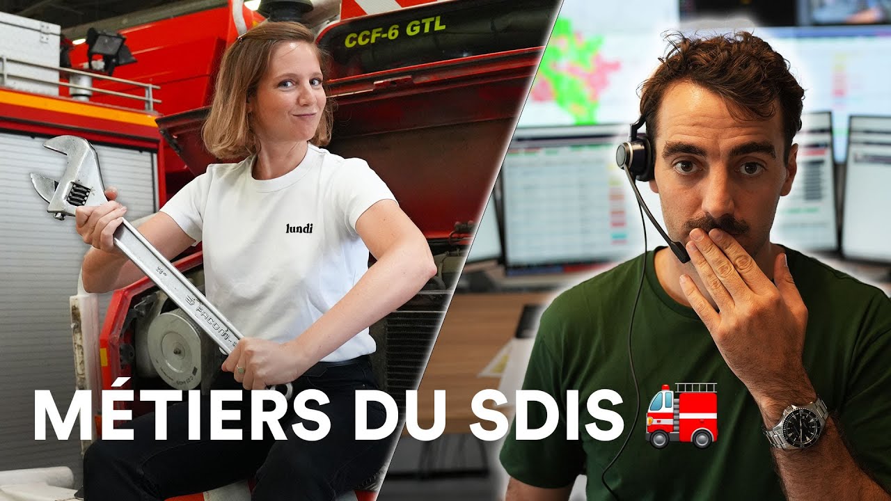 Les METIERS chez les POMPIERS SANS être pompier : mécanicien, informaticien...