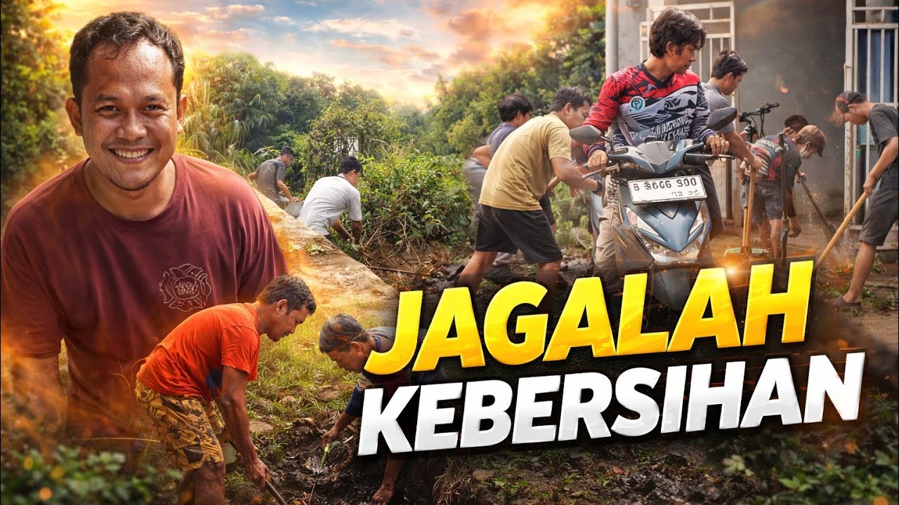 Menjaga kebersihan lingkungan | kerja bakti 150226 puri asri 1 