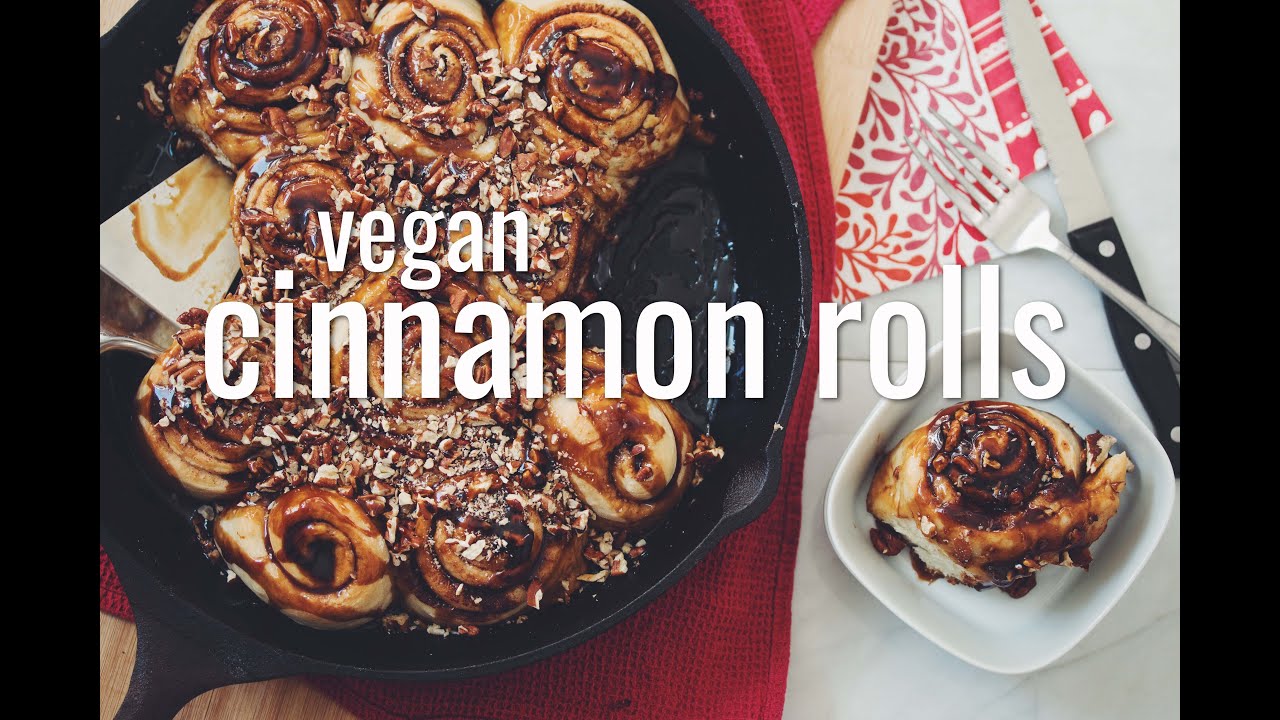 vegan cinnamon rolls | hot for food