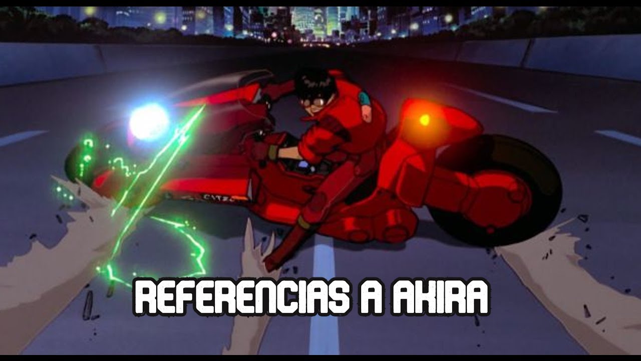 Tres décadas  haciendo referencia al derrape de la moto en AKIRA (1988)