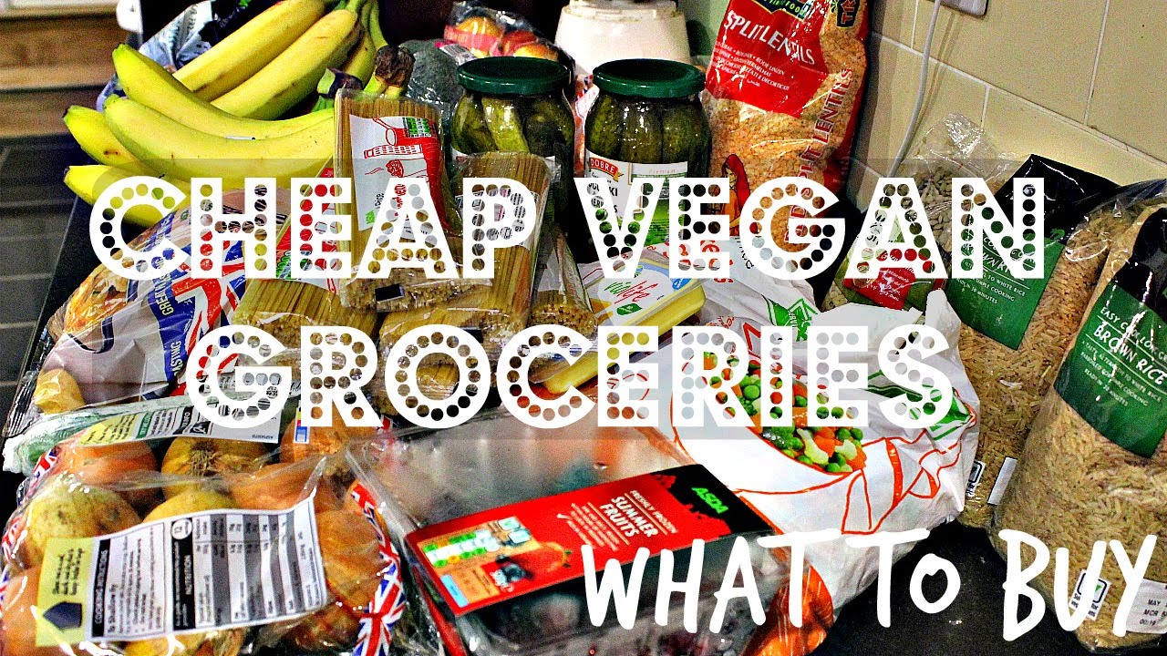 AFFORDABLE VEGAN GROCERIES - WHAT TO BUY + PRICES ♥ Cheap Lazy Vegan