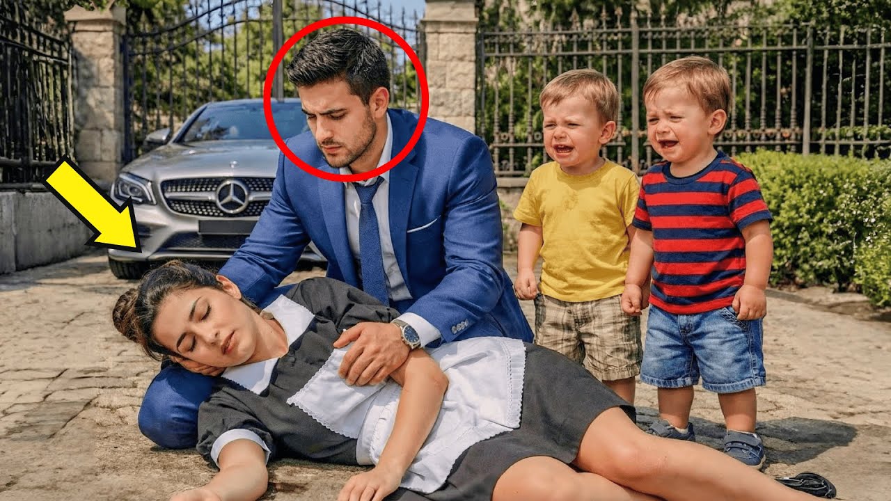 Weduwnaar miljonair hielp gevallen schoonmaakster… zijn kinderen vertelden de waarheid