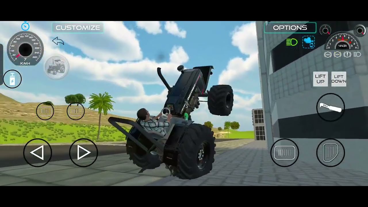 Black Tractor 🤯 And High speed 😱|| Tractor 🚜 Modified And full power 💪 || #gameplay 