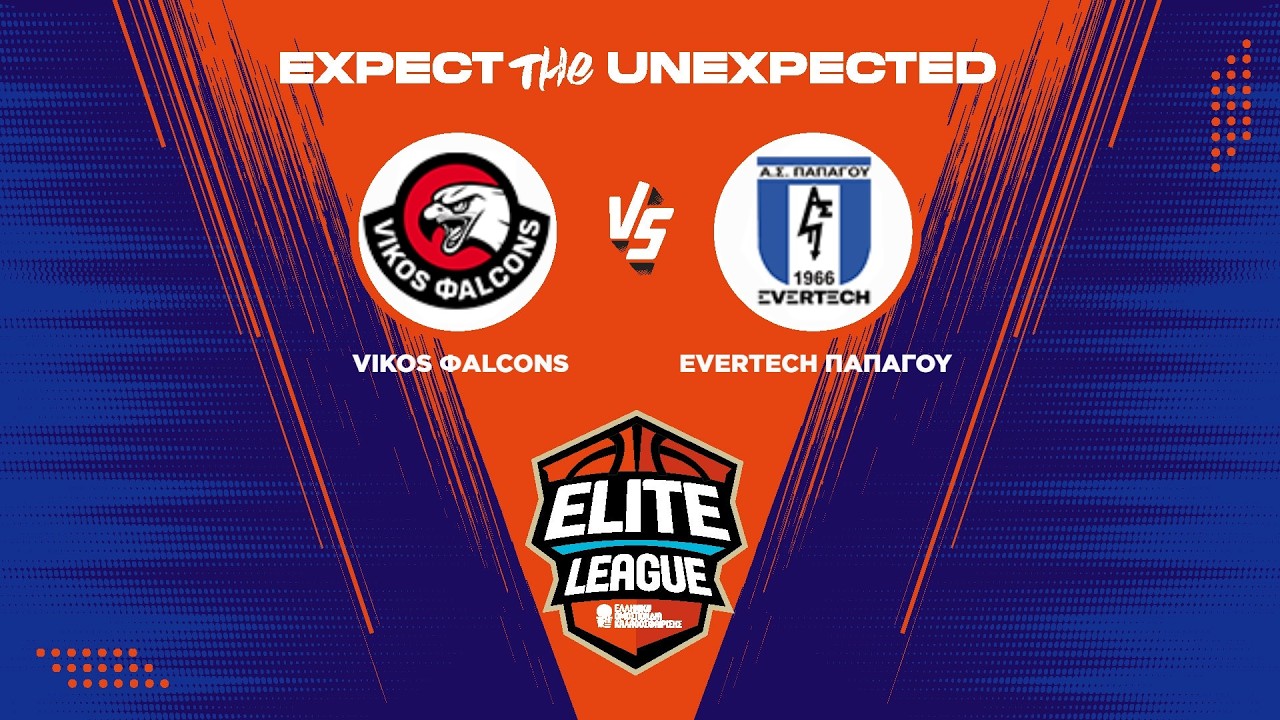 Elite League - Vikos &Phi;alcons &Iota;&omega;&alpha;&nu;&nu;ί&nu;&omega;&nu; - &Pi;&alpha;&pi;ά&gamma;&omicron;&upsilon; Evertech / 04-04-2026, 17.00