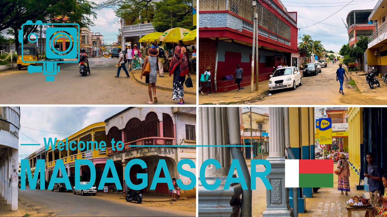 🇲🇬 Antsiranana - Madagascar | Walking city tour | 4K