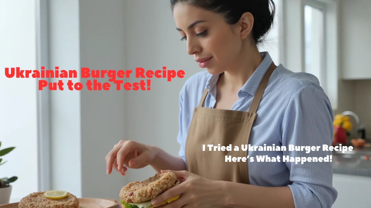 Making a Ukrainian Burger from Scratch — Disaster or Delicious?