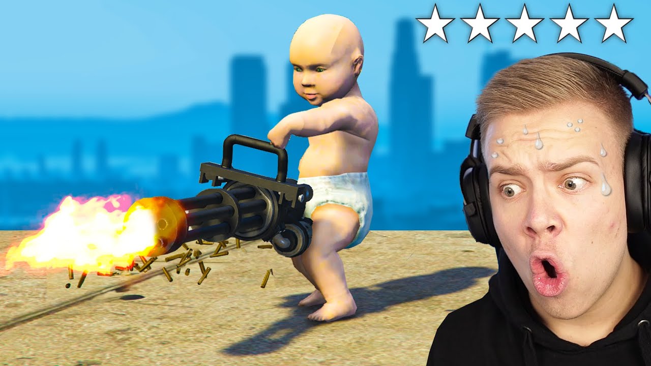 GTA 5 als BABY spielen..