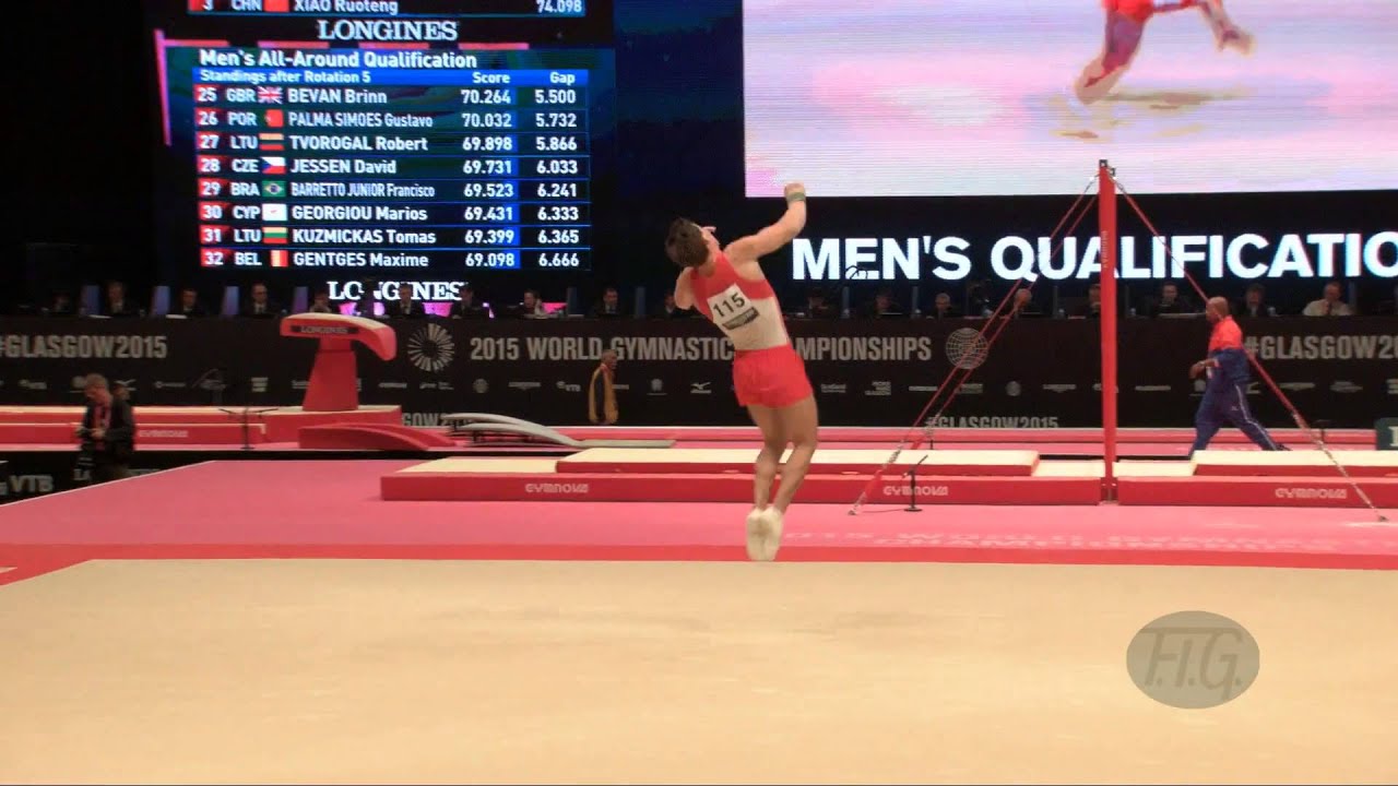 LEIMLEHNER Fabian (AUT) - 2015 Artistic Worlds - Qualifications Floor Exercise