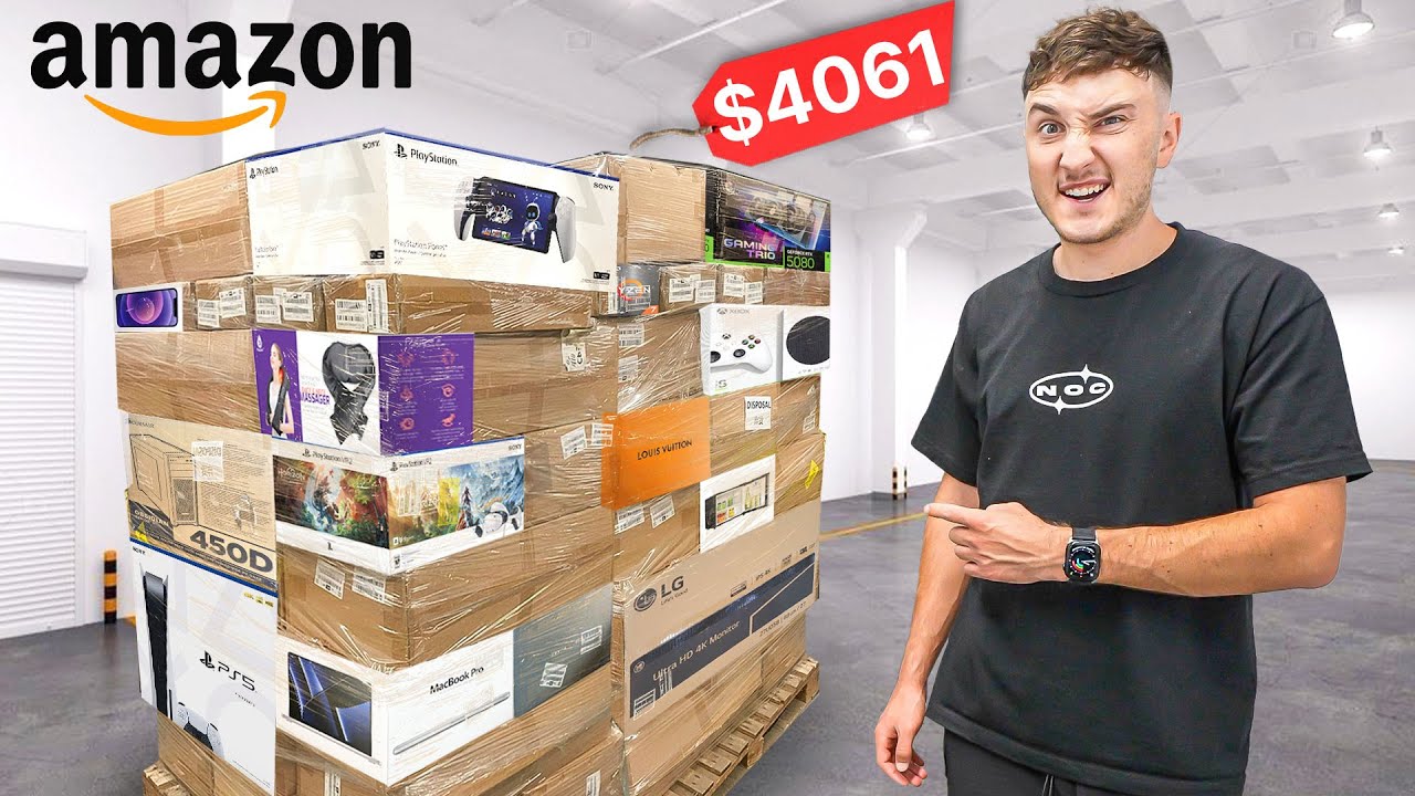 I Bought a GIANT Box Of Amazon Returns For CHEAP