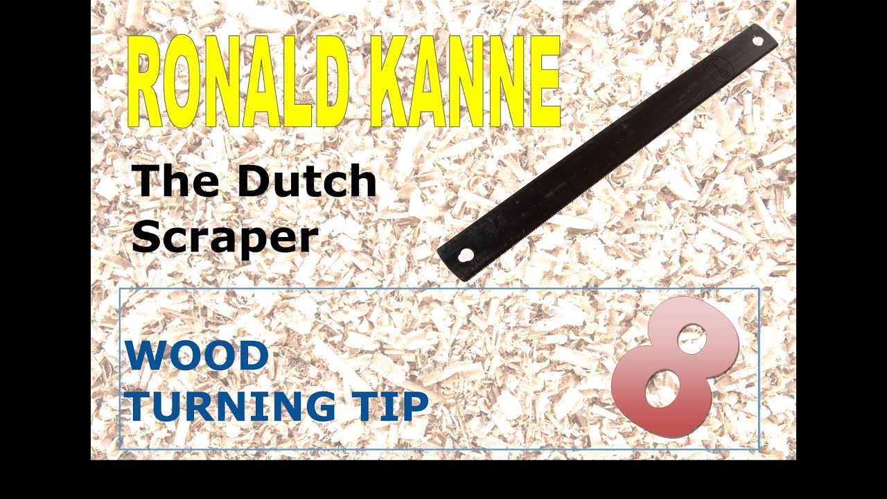WOODTURNING TIP: THE DUTCH SCRAPER