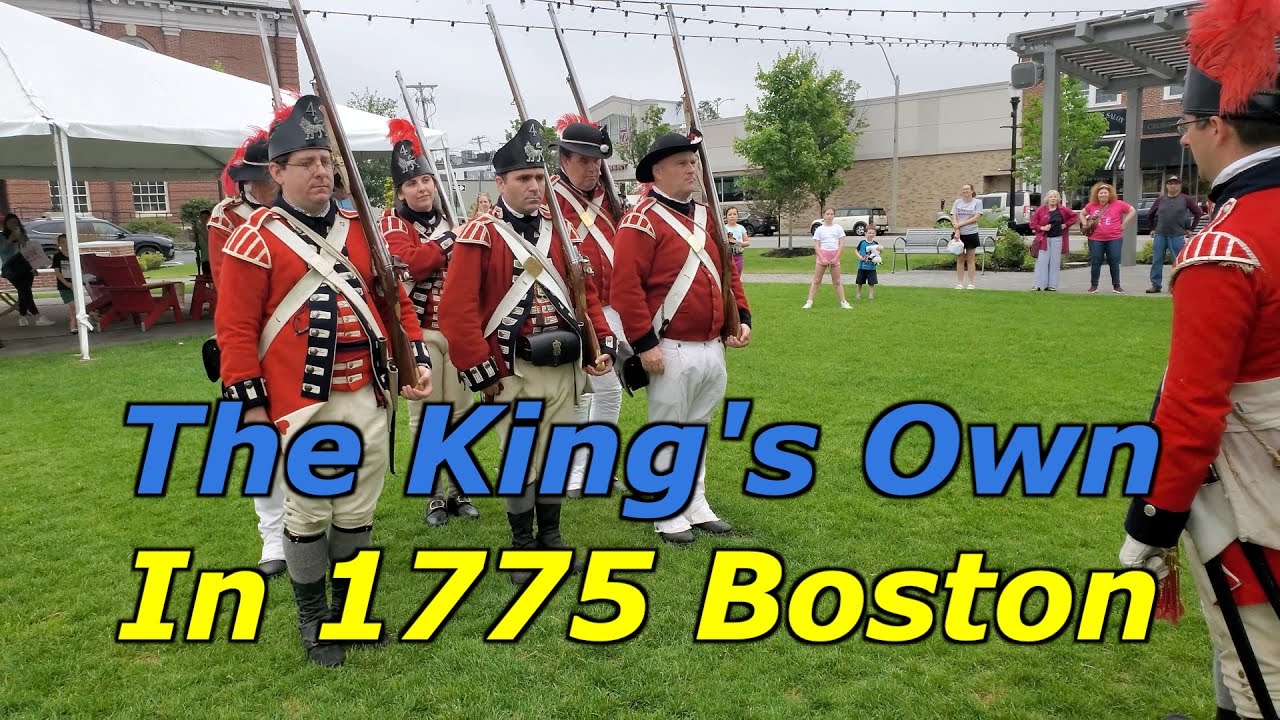 Red Coats in Needham - The King’s Own 4th Ft, Light Company