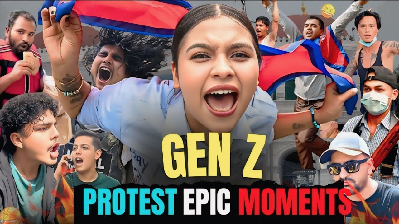 Gen Z Protest Epic Moments ✊🔥 | Nepal Youth Power