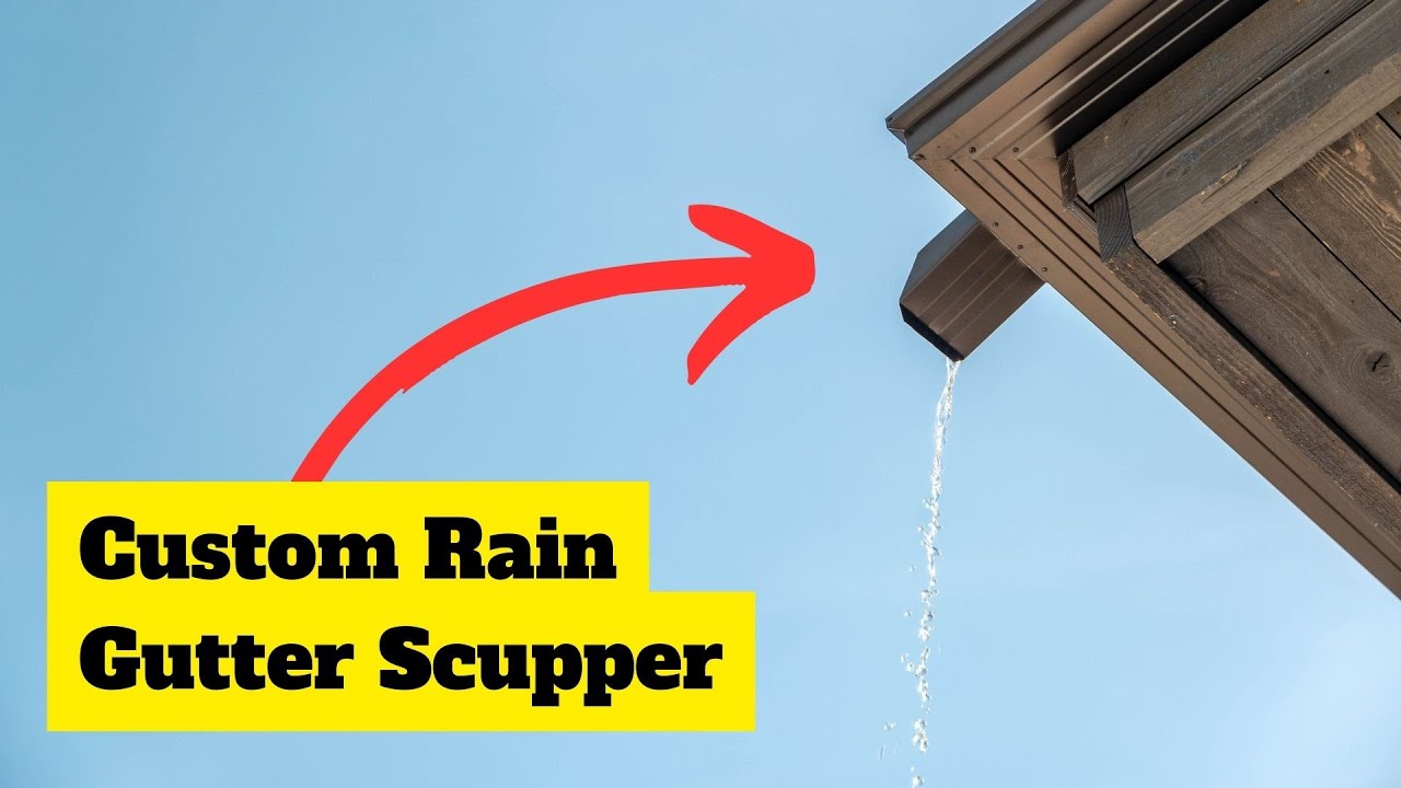 Custom Box Gutter Water Scupper