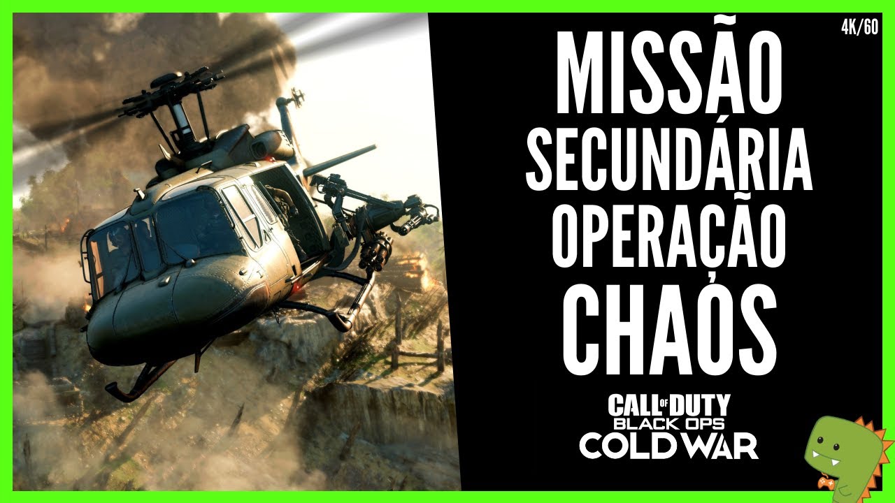 OPERAÇÃO CHAOS MISSÃO SECUNDÁRIA DA CAMPANHA DO CALL OF DUTY COLD WAR - REXGAMES