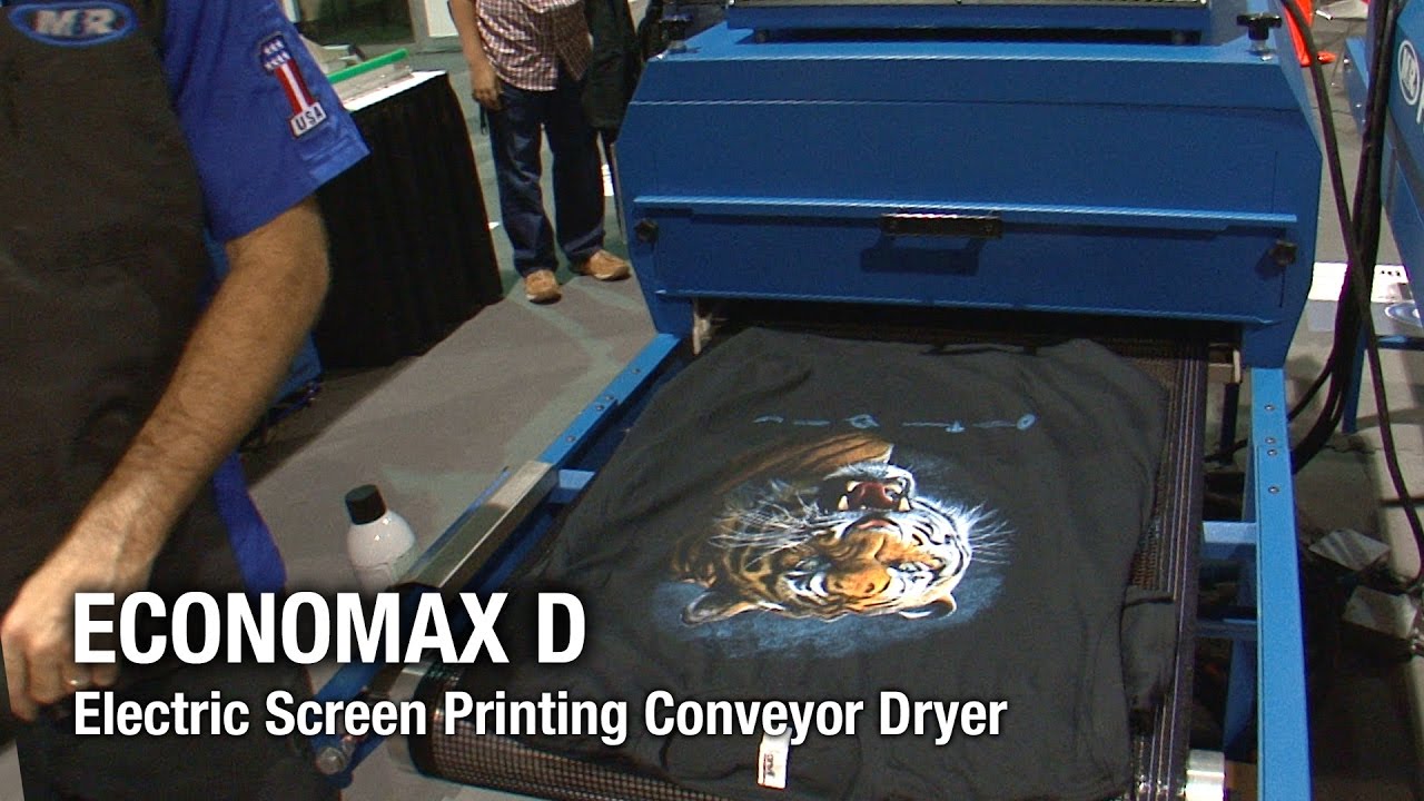 M&R's ECONOMAX D Electric Screen Printing Conveyor Dryer