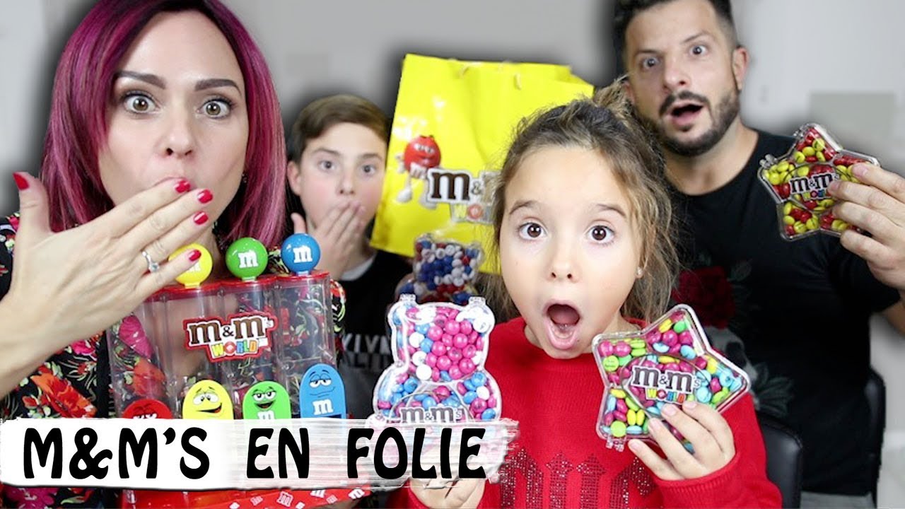 DÉGUSTATION DE M&M'S en Famille : Ça part en Cacahuète 😂