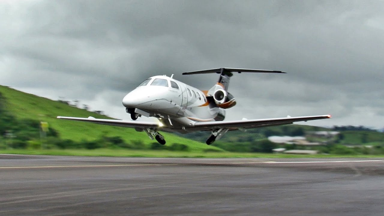 Embraer Phenom 100E Faz Decolagem Americana Espetacular