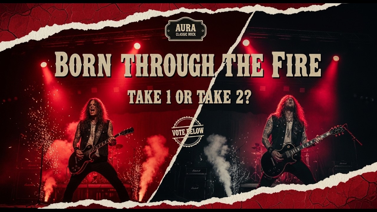 Born Through the Fire – Classic Rock Music | AC/DC Style Rock Band + Guitar Solo