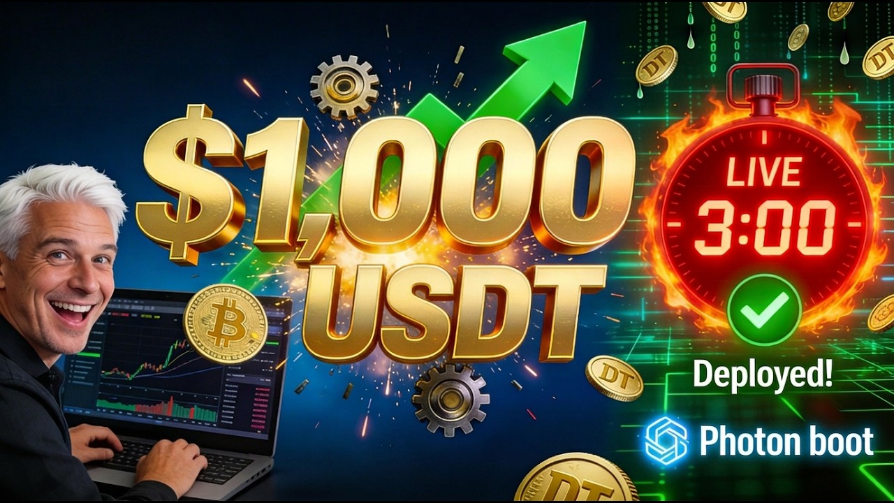 1K USDT Live: Photon Smart Trade Bot Setup (3 Min Fast Deploy!)