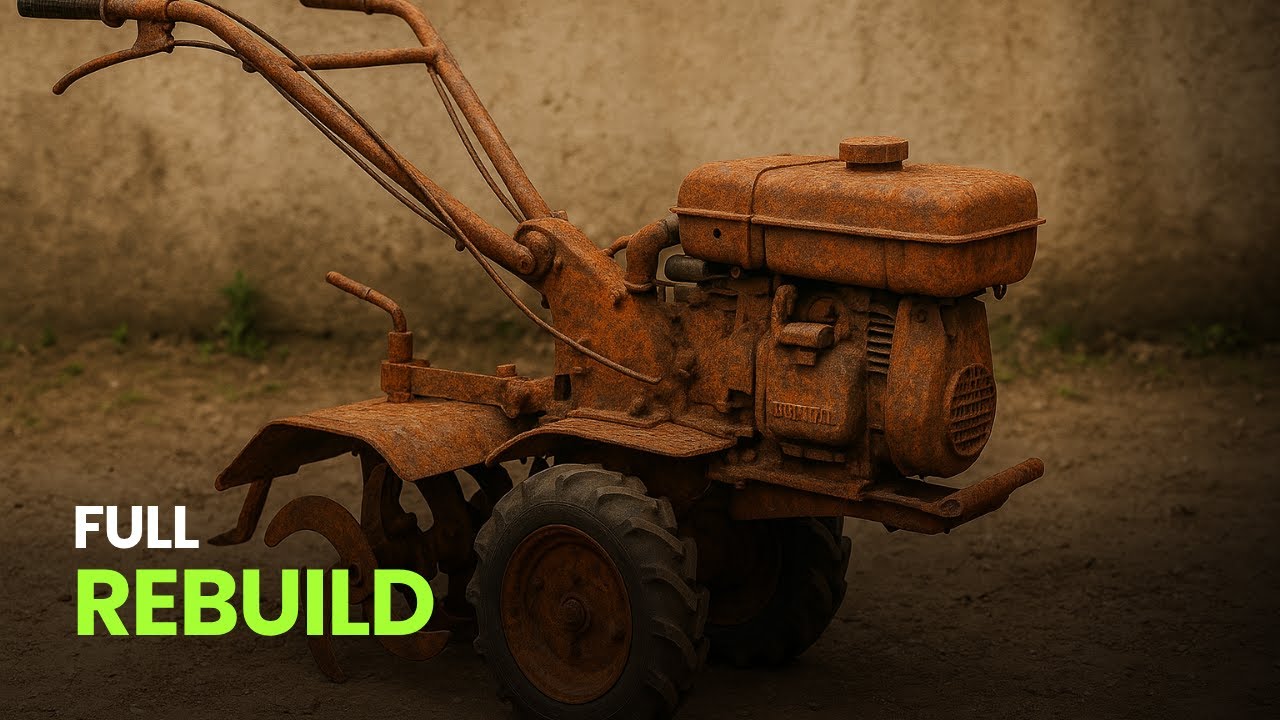 Dead KUBOTA Tiller Restoration | Full Rebuild & Back to Life!