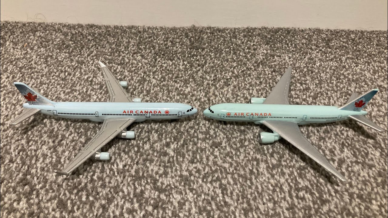 RARE daron air Canada mint green 777 playset unboxing/review 