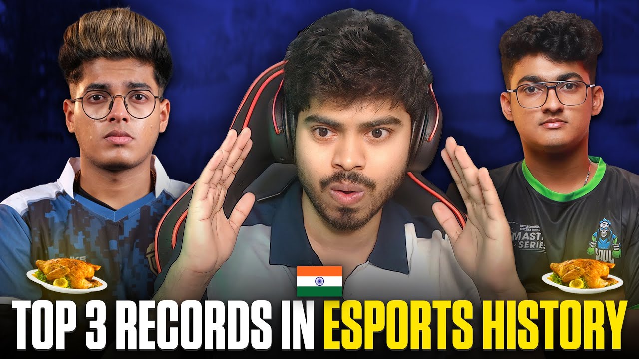 TOP 3 RECORDS IN INDIAN ESPORTS&nbsp;HISTORY