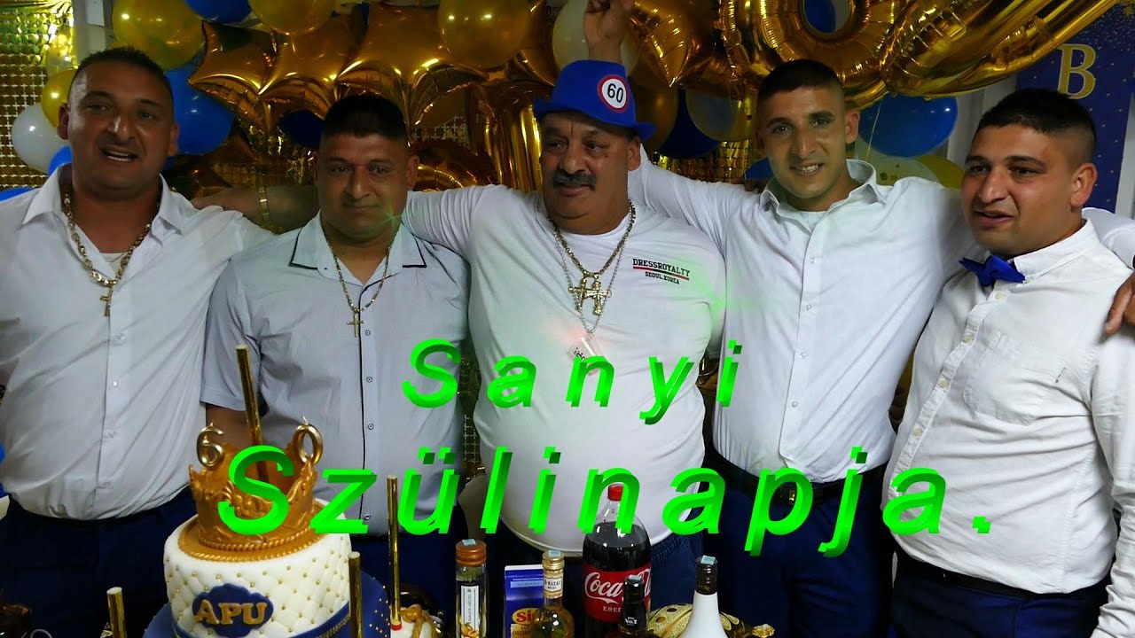Sanyi 60.-szülinapja meglepetés Gyerekeitől