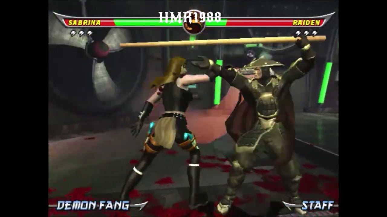 Mortal Kombat Armageddon - Sabrina (KAF Test Fight)