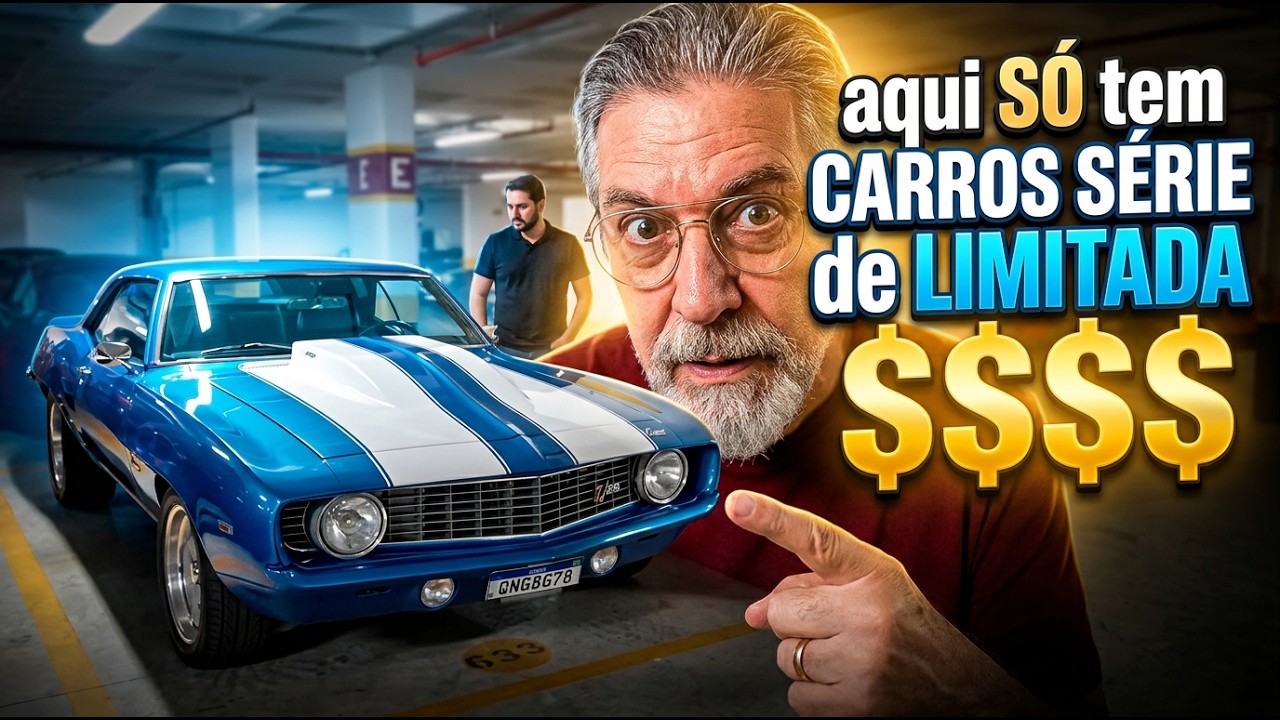 Conhecemos a garagem das maiores raridades do Brasil!