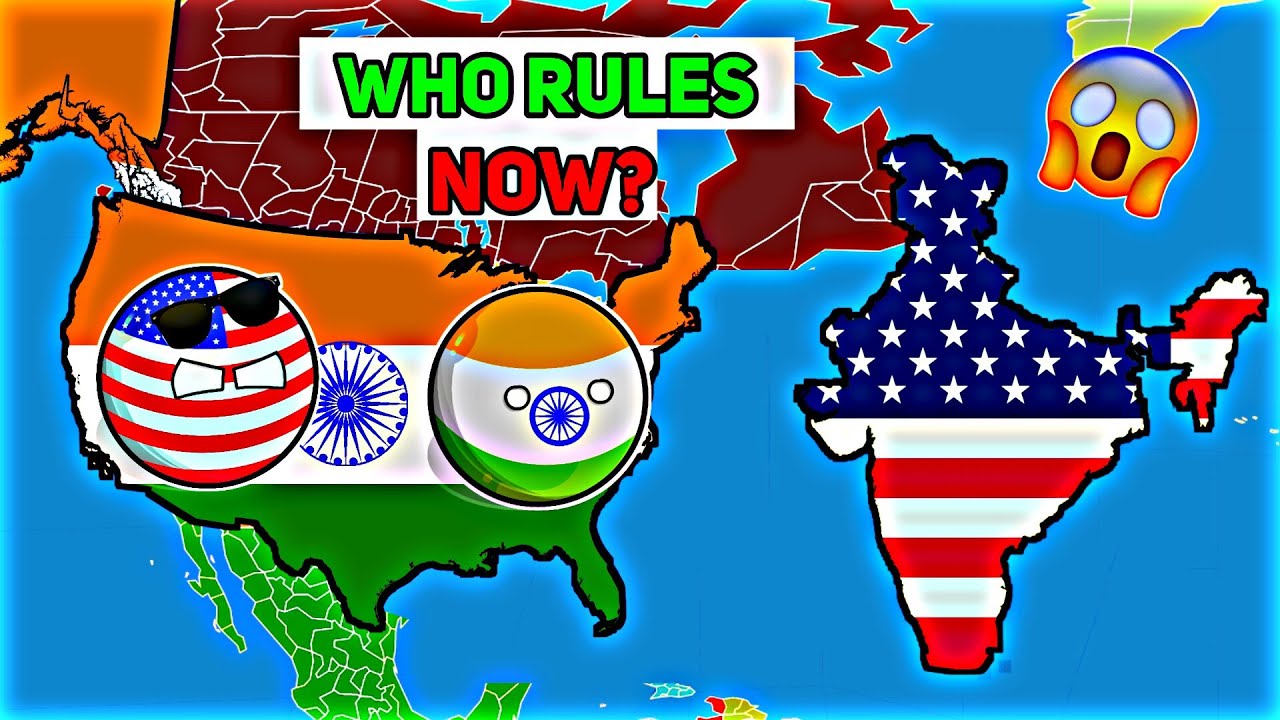What If USA and INDIA Swapped Places in 2025?! 🥵 Insane Results That’ll BLOW Your Mind #Countryballs