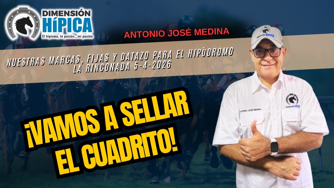 &Uacute;ltimos Datos para el Hip&oacute;dromo #LARINCONADA / Domingo 5-4-2026
