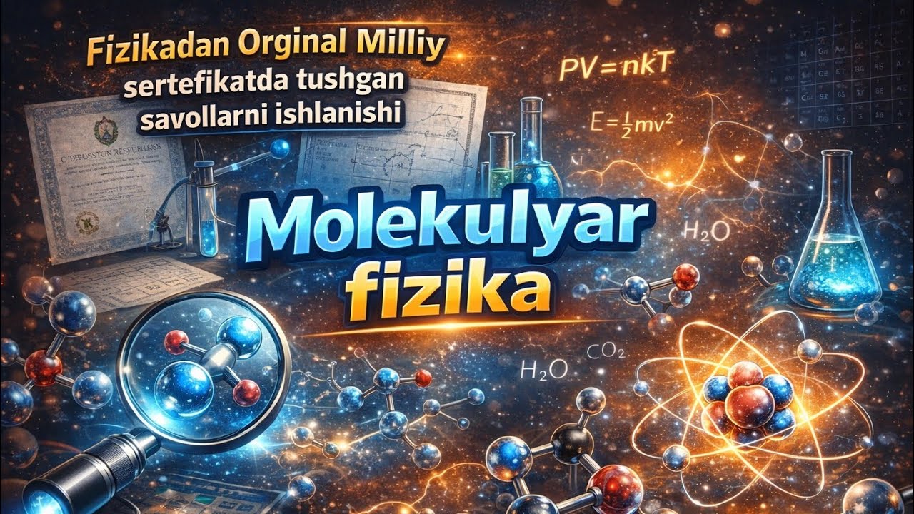 Milliy sertefikat orginal | MOLEKULYAR FIZIKA