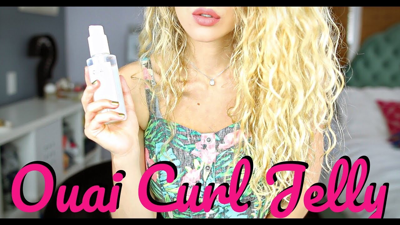 NEW OUAI CURL JELLY?!? 1st impression